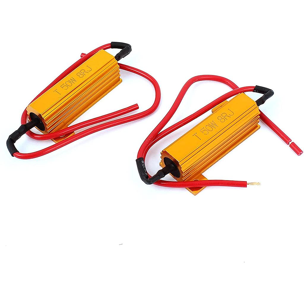 RESISTENCIA 50W 8 OHMIOS (PAR)