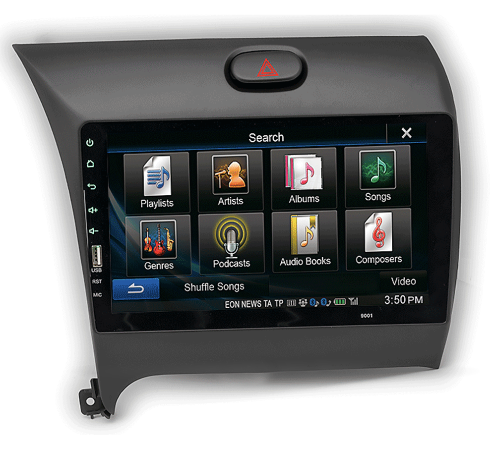 KIT 9 PULGADA KIA CERATO, FORTE 2013+; K3 2012