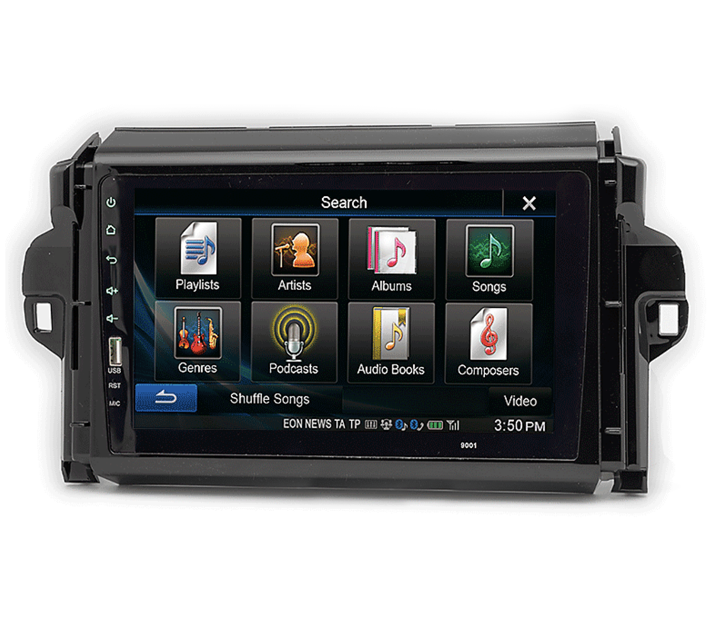 KIT 9 PULGADA TOYOTA FORTUNER 2015+; SW4 2016+