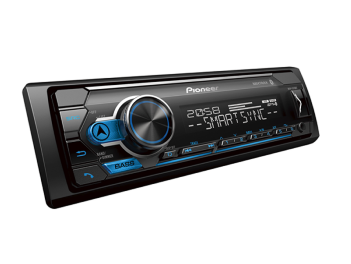 Reproductor de audio USB, BT, control iPhone/Android