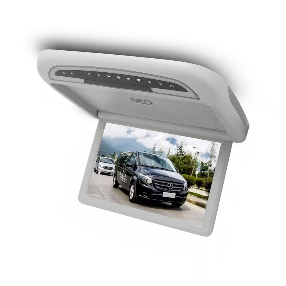 PANTALLA DE TECHO 12" MP5, IPS, USB, SD CARD, HDMI MOTORIZADA