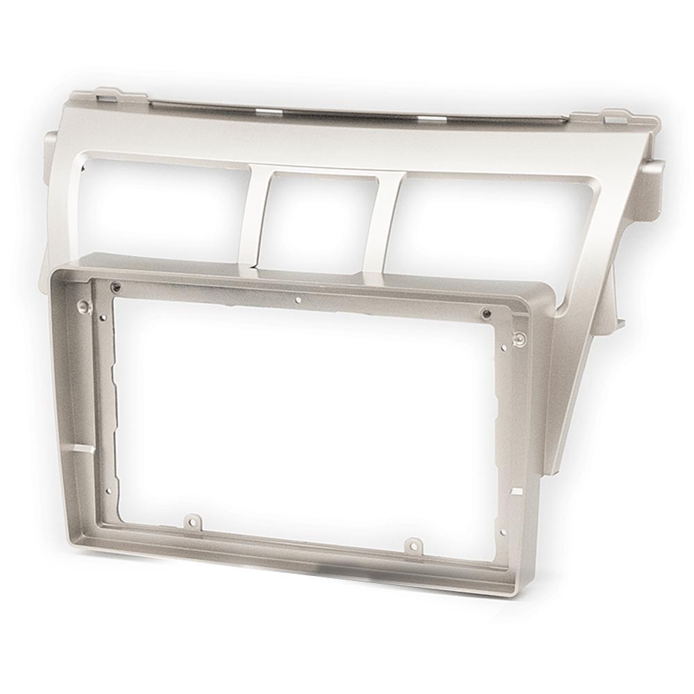 DASHKIT TOYOTA VIOS 2007+, BELTA 2005-08, YARIS SEDAN 2006-12 (PLATEADO) 9"