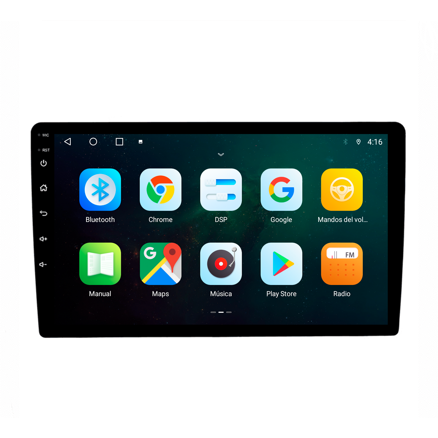 RADIO ANDROID 9" 8+128 CON CÁMARA 360