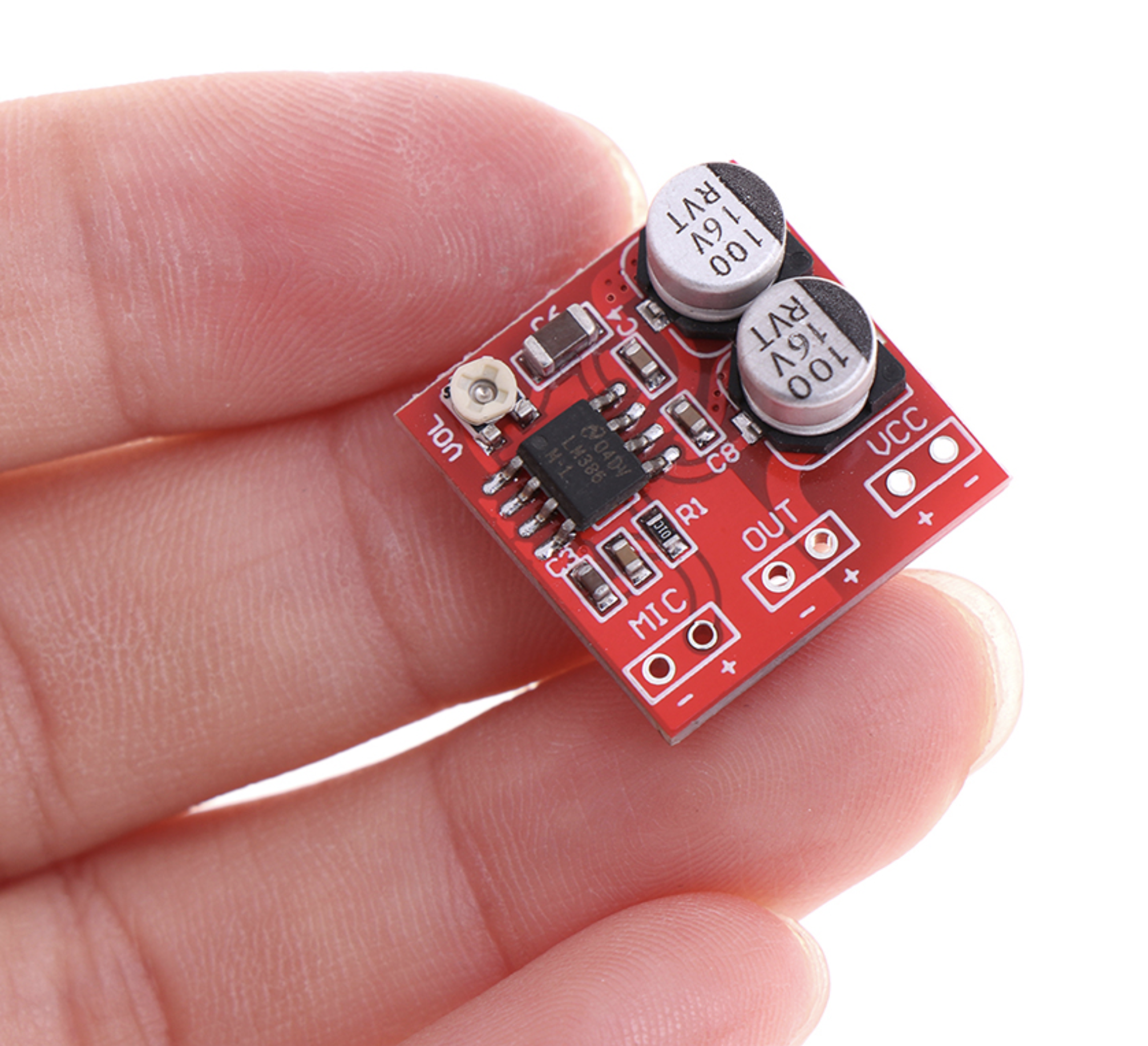 PRE AMPLIFICADOR PARA MICRÓFONO DC5V-12V LM386