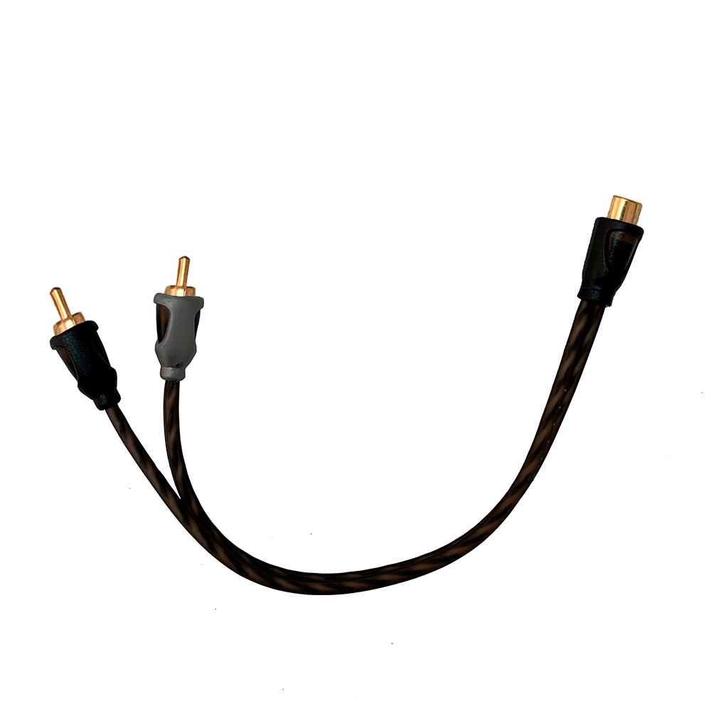 RCA CABLE 2 MACHOS 1 HEMBRA (0.12X10X2)X2C