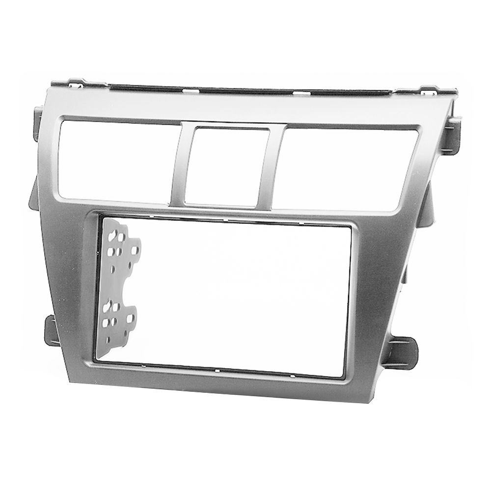 DASHKIT TOYOTA VIOS 2007+ BELTA 2005-08 YARIS SEDAN 2006-12 SILVER 2-DIN