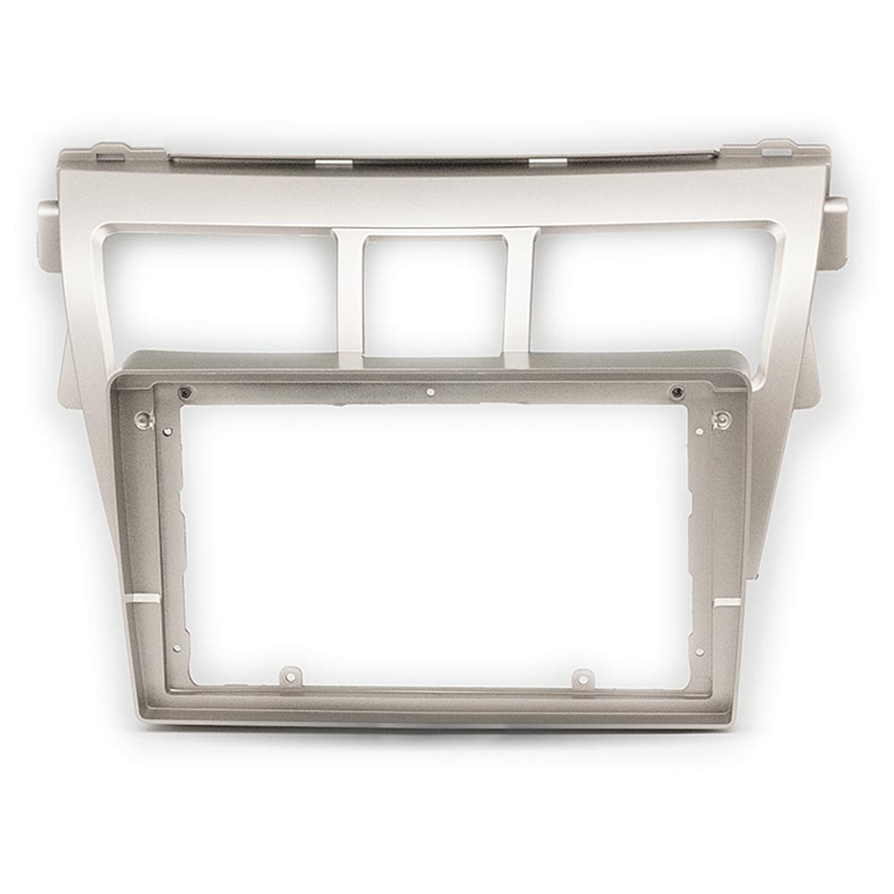 DASHKIT TOYOTA VIOS 2007+, BELTA 2005-08, YARIS SEDAN 2006-12 (PLATEADO) 9&quot;