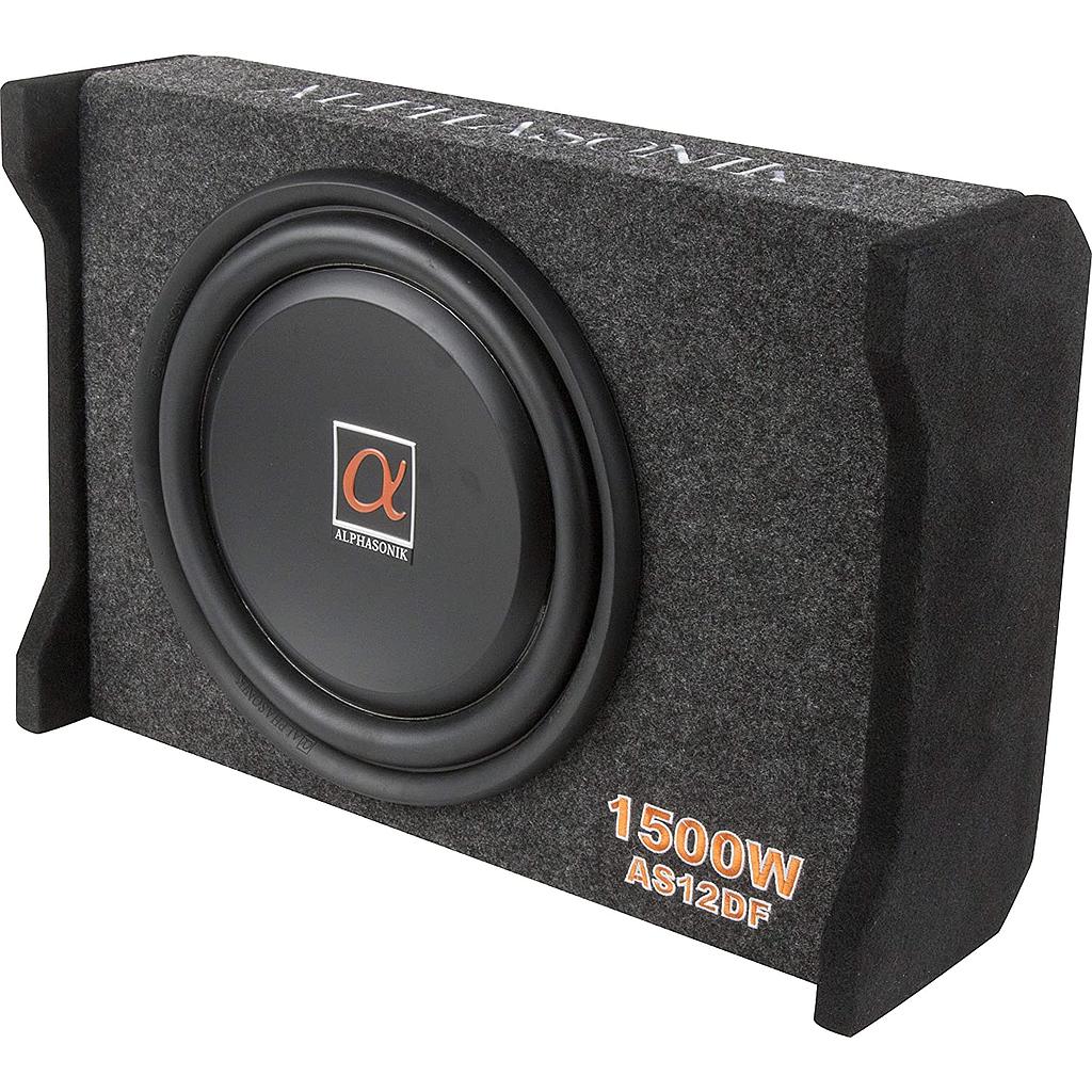 Subwoofer 12&quot; CAJA SELLADA  ALPHASONIK 1500 WATTS MAX SLIM
