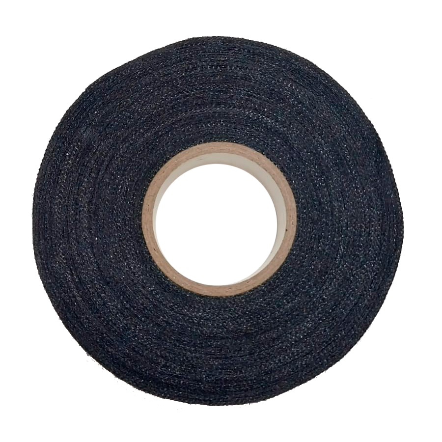 CINTA ADHESIVA DE TELA NEGRA 25MM