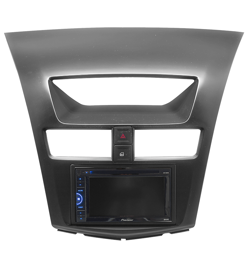 KIT MAZDA BT-50 2012+  2- DIN (interruptor de peligro y botones de bloqueo)