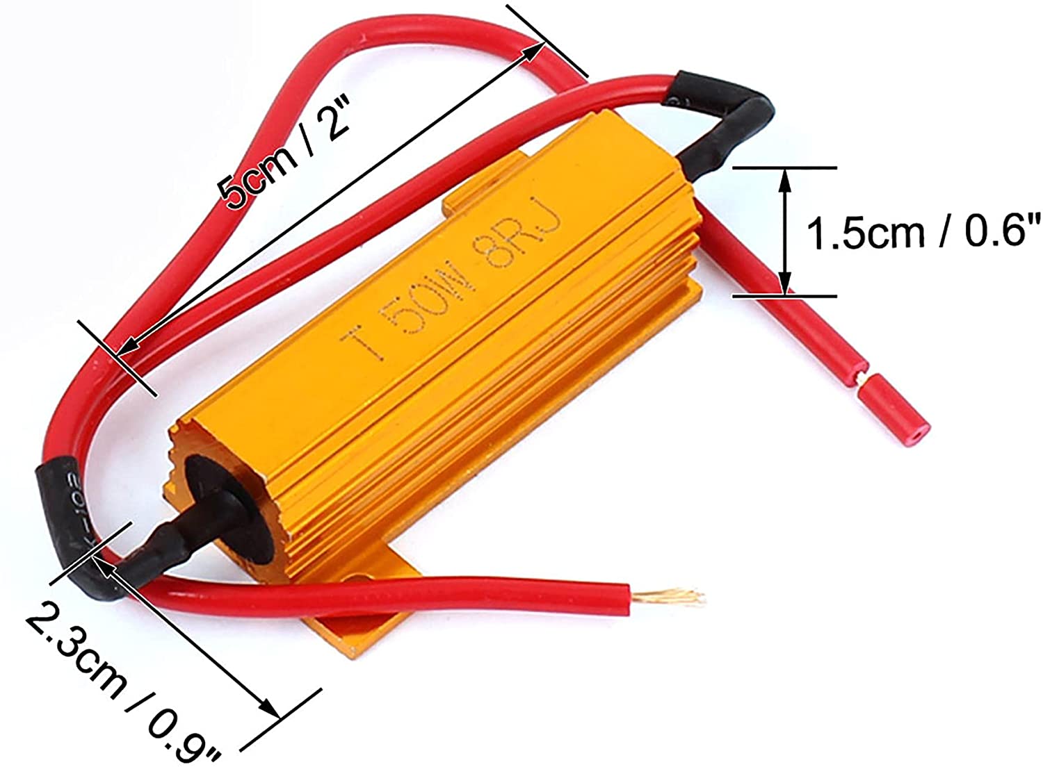 RESISTENCIA 50W 8 OHMIOS (PAR)
