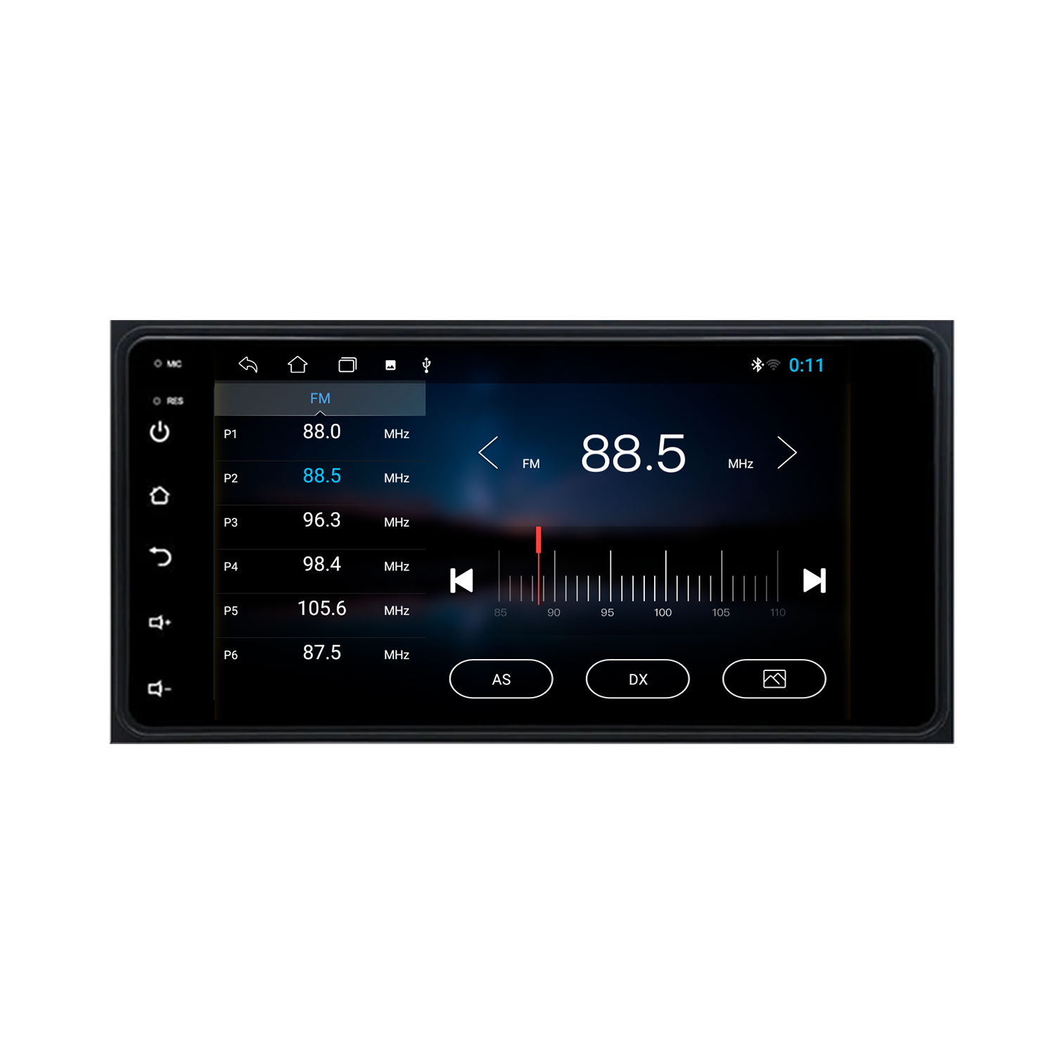 RADIO PARA TOYOTA UNIVERSAL 4+64 CON CARPLAY Y ANDROID AUTO