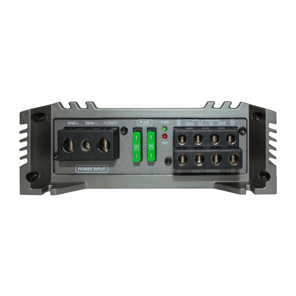 Amplificador Full Range Clase D 250W RMS x 4 @ 2 Ohms