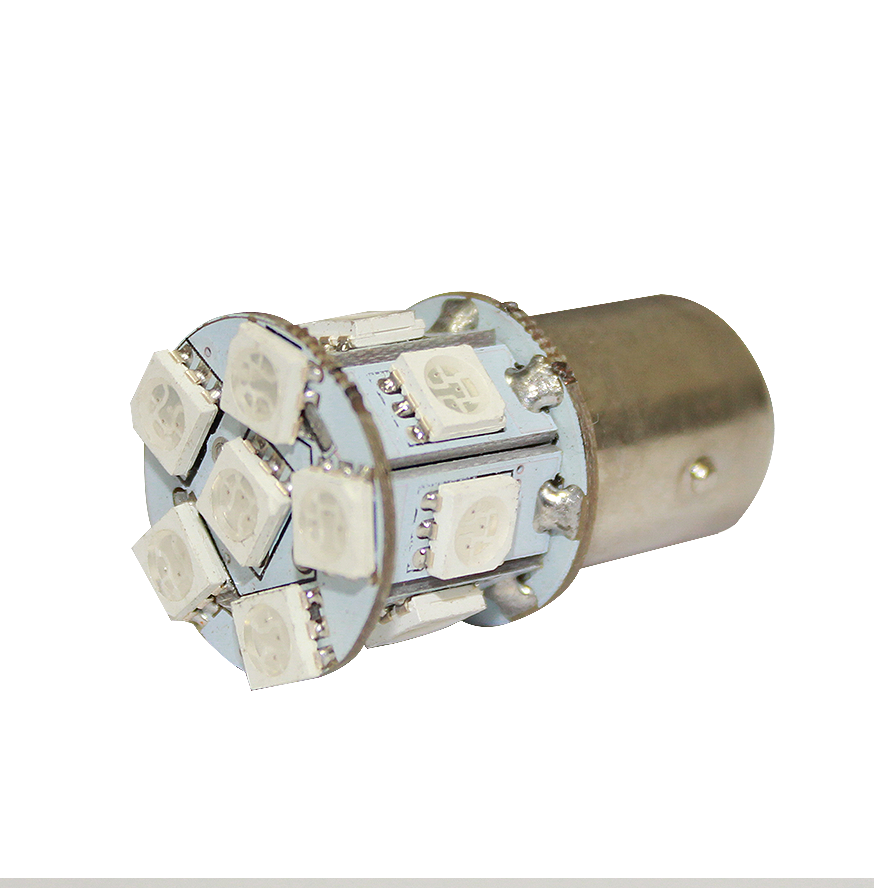 BOMBILLA LED / SOCKET 1157 / 13 LED AMARILLA