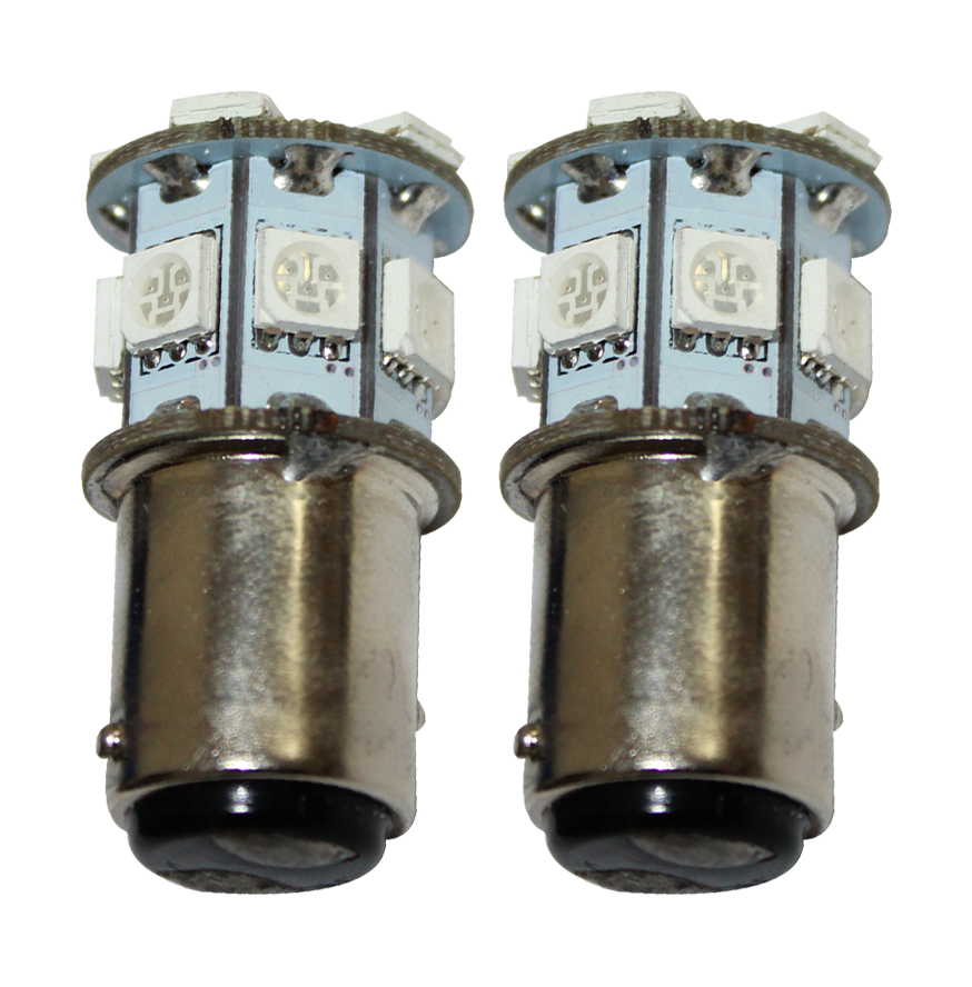 BOMBILLA LED / SOCKET 1157 / 13 LED AMARILLA