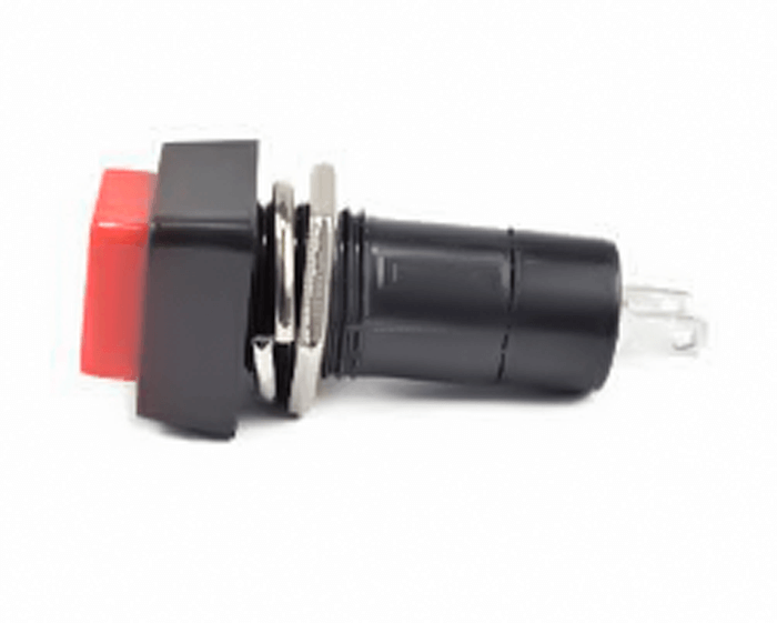SWITCH CUADRADO ROJO TIPO PULS